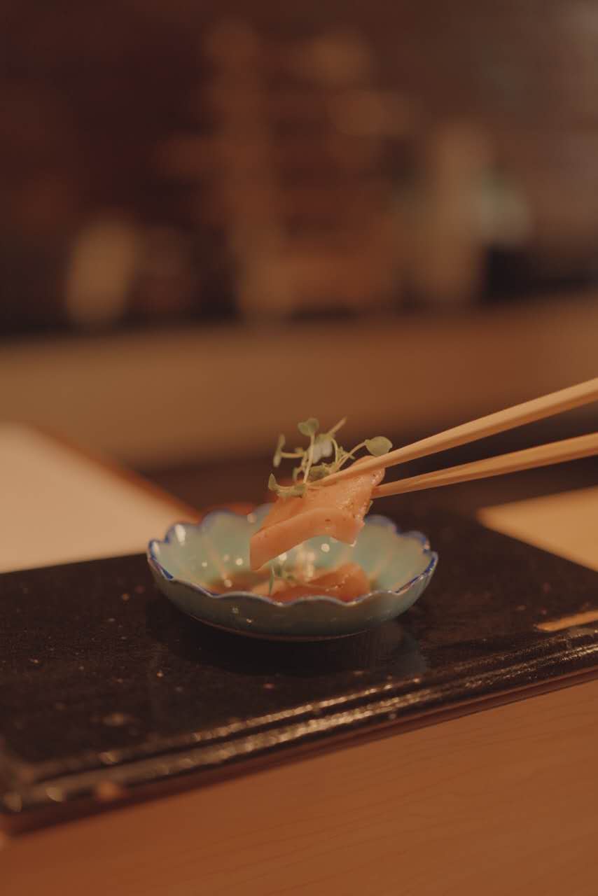 Ebi shrimp nigiri